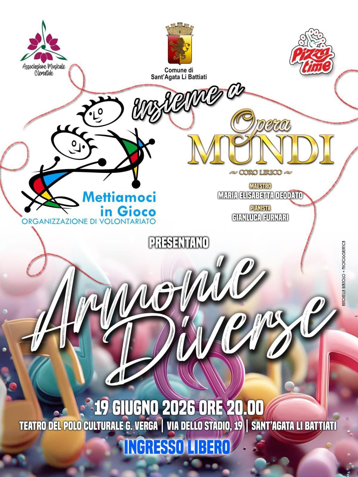 Armonie Diverse (start h. 20.00)