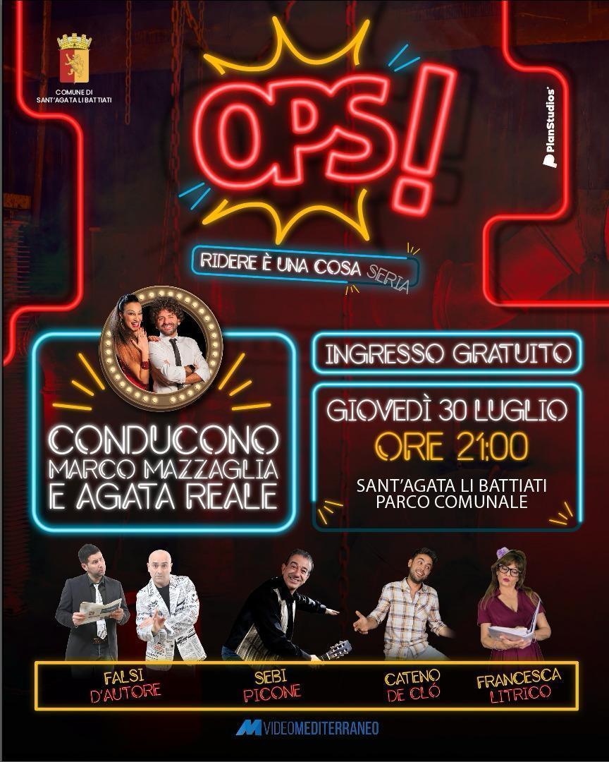 Spettacolo di cabaret OPS! In Tour (start h. 21:00)