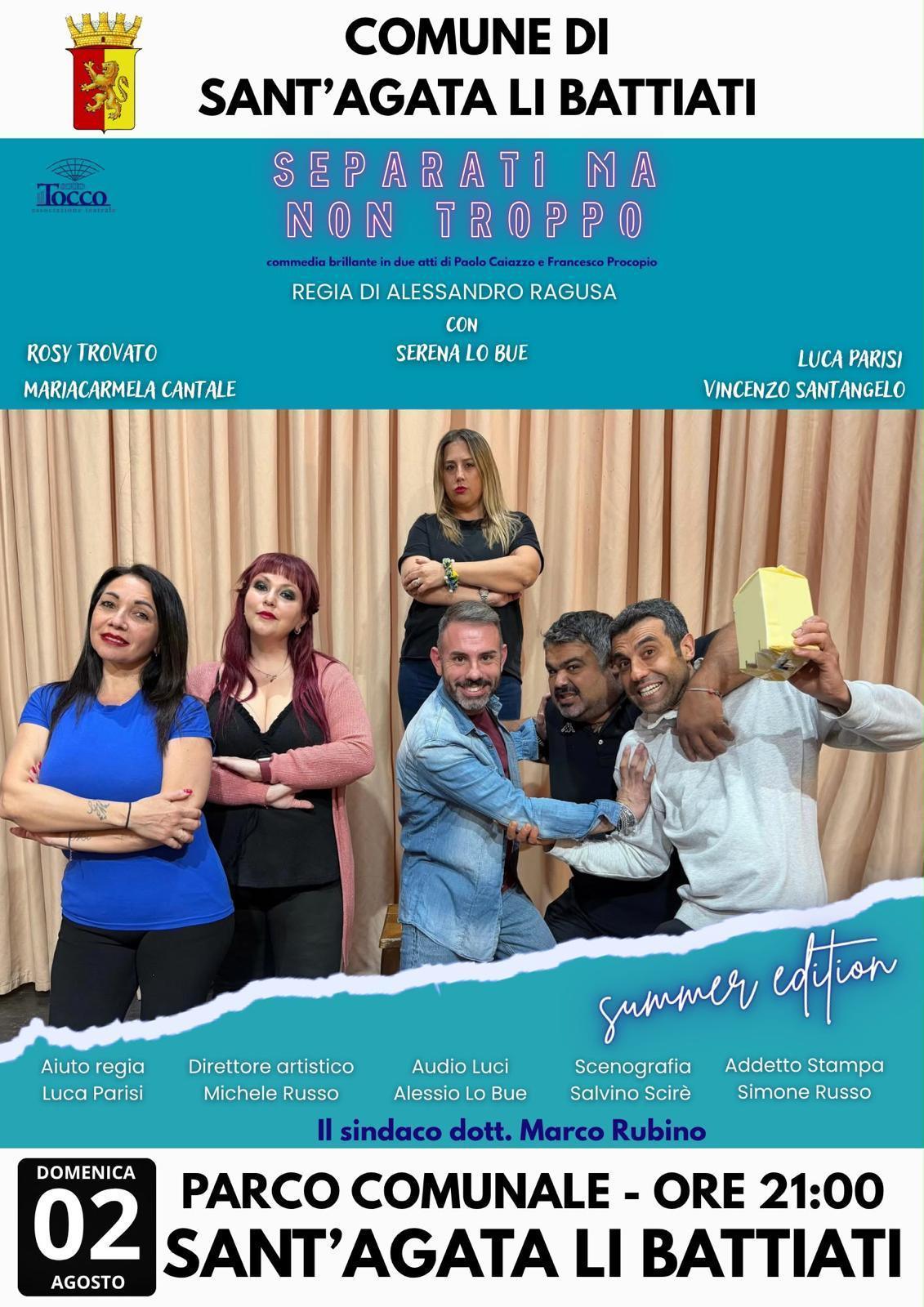 Spettacolo teatrale "Separati ma non Troppo!" (start h. 21:00)
