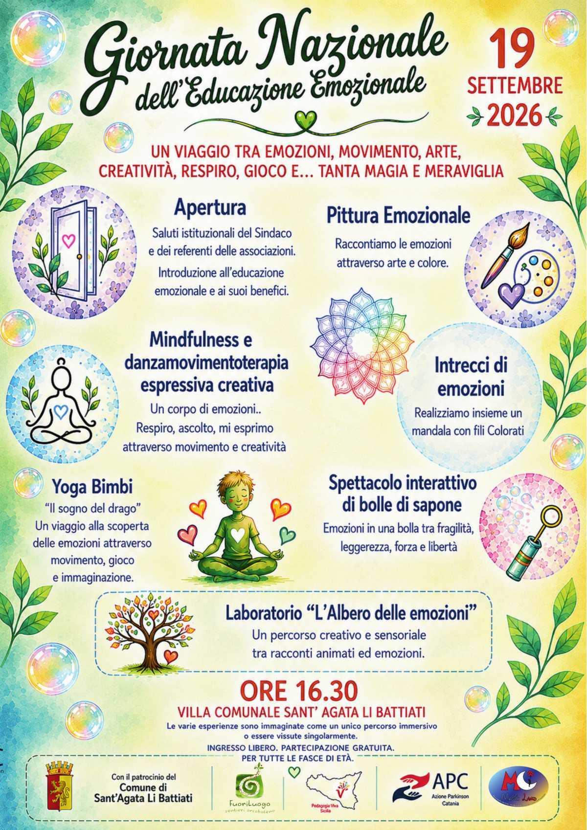 Giornata Nazionale dell'Educazione Emozionale (start h. 16:30)