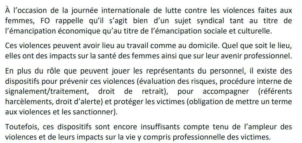 Communiqué de Presse