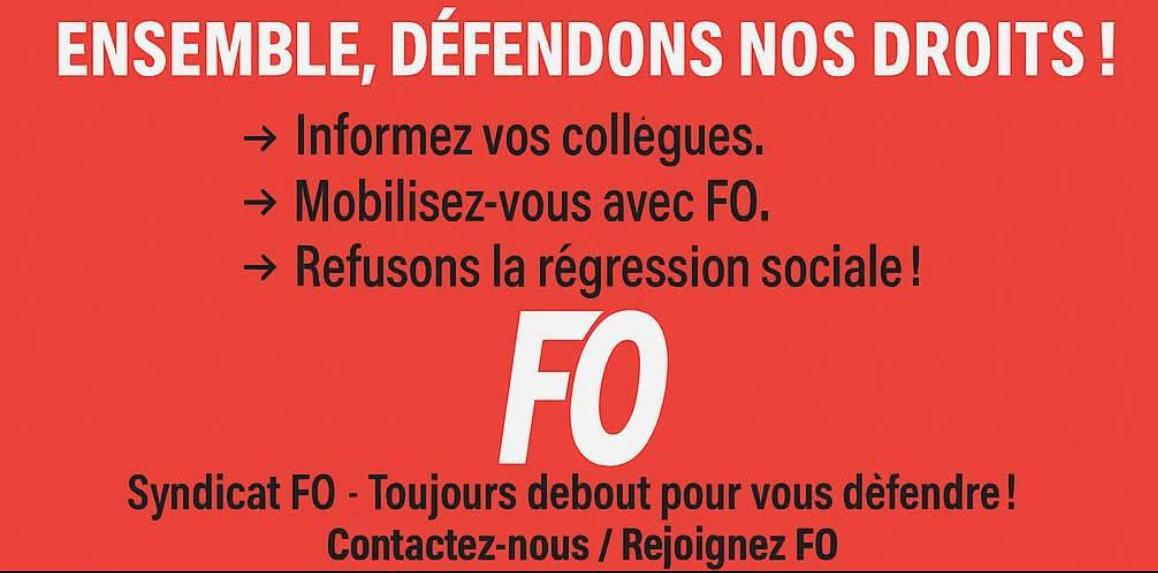 Préavis de grève 01/09 -30/11