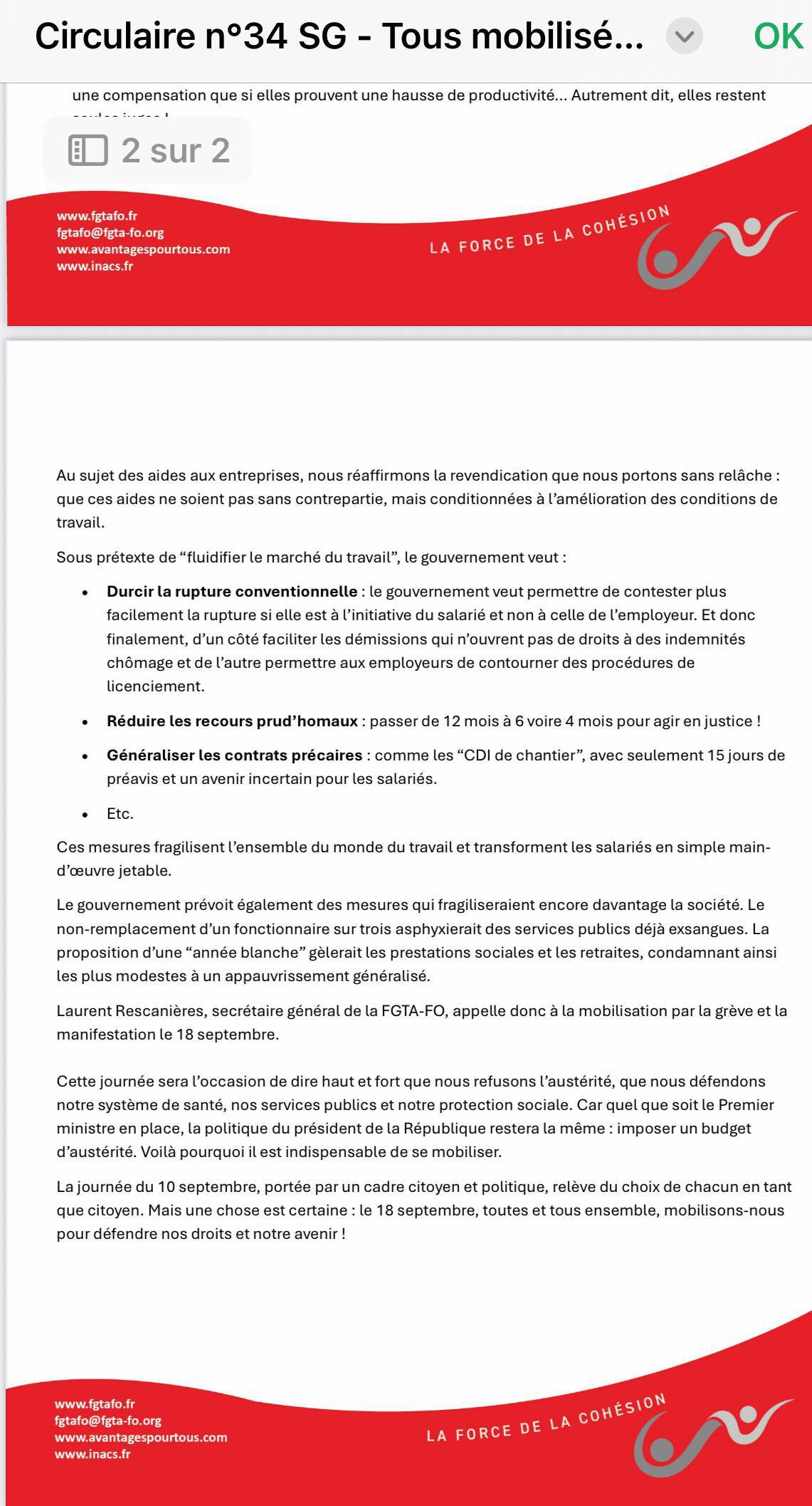 Tous mobilisés face à l’austérité, quel que soit le Premier ministre !