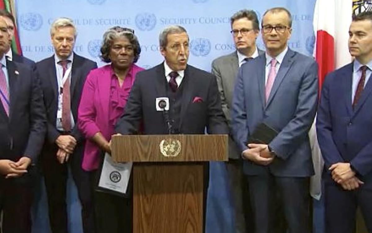 الجمعية العامة للأمم المتحدة.. سفيرا الولايات المتحدة والمغرب يقدمان للصحافة أول قرار للأمم المتحدة بشأن الذكاء الاصطناعي الجمعية العامة للأمم المتحدة.. سفيرا الولايات المتحدة والمغرب يقدمان للصحافة أول قرار للأمم المتحدة بشأن الذكاء الاصطناعي