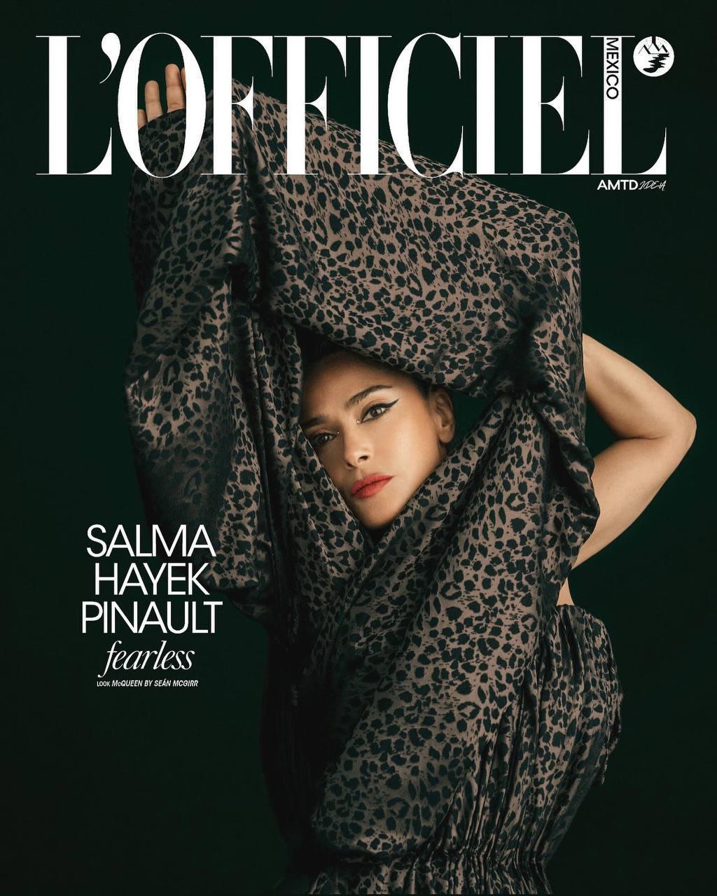 سلمى حايك تُزين أغلفة مجلة لوفيسيال العالمية في إصدارات متزامنة سلمى حايك تُزين أغلفة مجلة لوفيسيال العالمية في إصدارات متزامنة