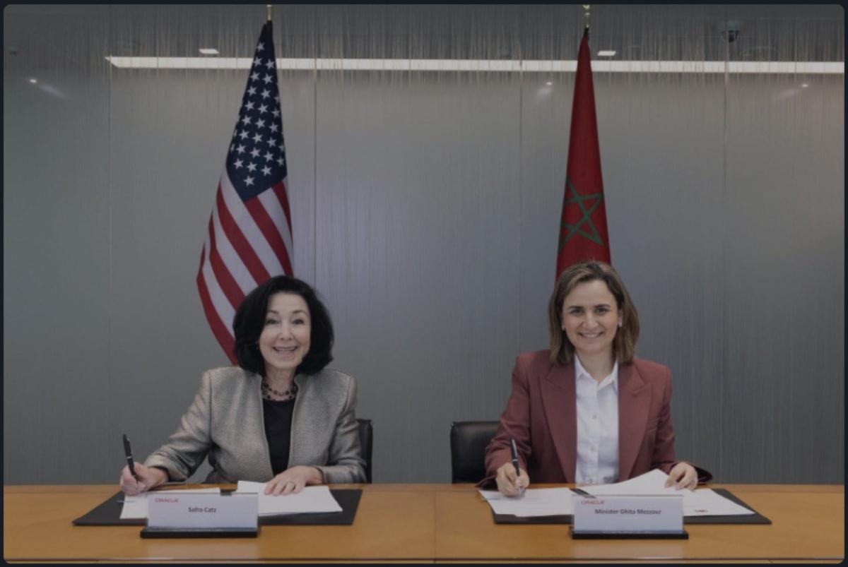 المغرب ضمن مبادرة أوراكل لتدريب 350 ألف شخص على تقنيات السحاب والذكاء الاصطناعي المغرب ضمن مبادرة أوراكل لتدريب 350 ألف شخص على تقنيات السحاب والذكاء الاصطناعي