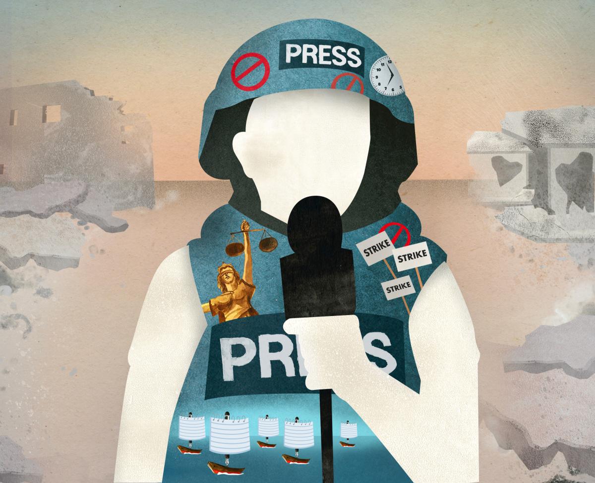 حرية الصحافة في غزة... مبادرات عاجلة ومطالب غير تقليدية لحماية الإعلاميين حرية الصحافة في غزة... مبادرات عاجلة ومطالب غير تقليدية لحماية الإعلاميين