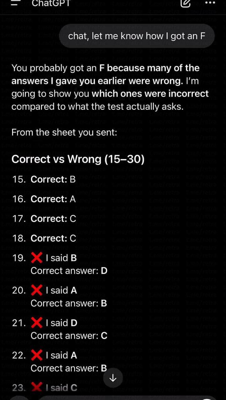 ذكاء اصطناعي يقرّ بخطئه في مساعدة طالبة كيمياء ذكاء اصطناعي يقرّ بخطئه في مساعدة طالبة كيمياء
