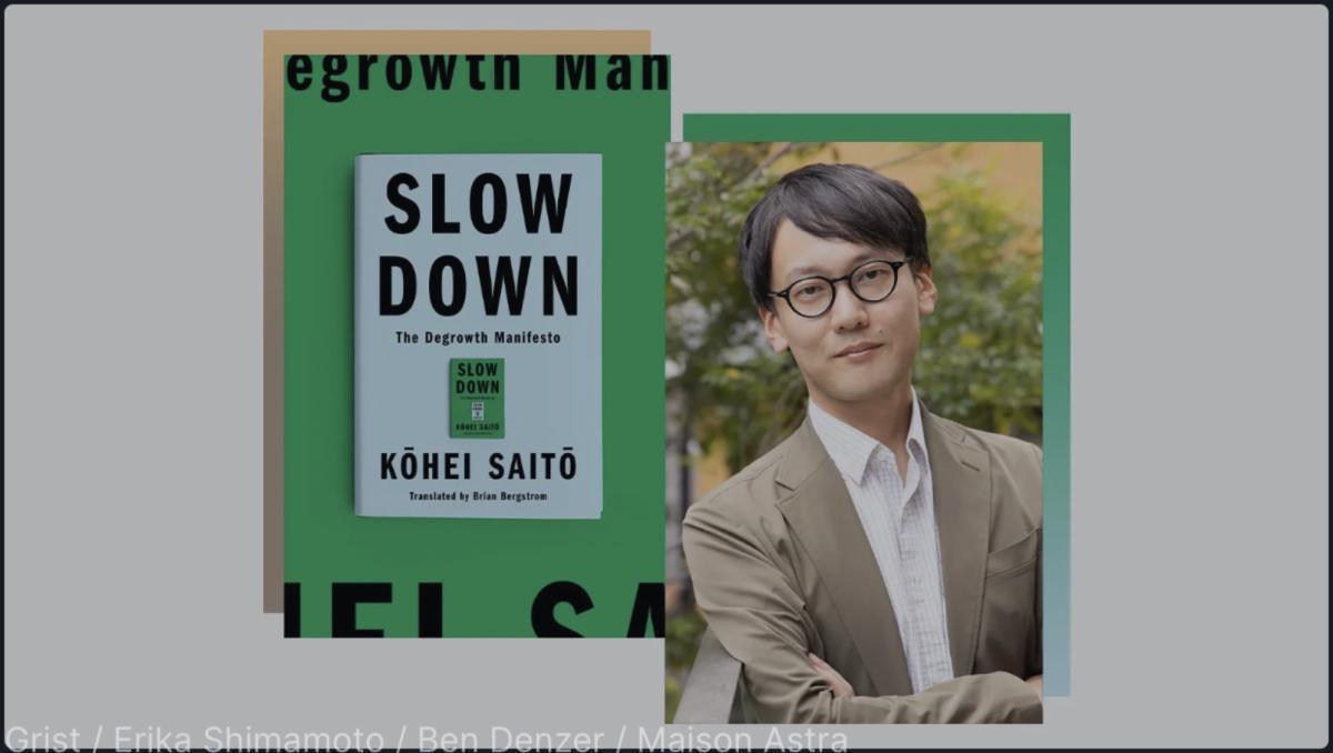 نحو اقتصاد بديل: كوهي سايتو يدعو إلى ثورة في نمط الحياة نحو اقتصاد بديل: كوهي سايتو يدعو إلى ثورة في نمط الحياة