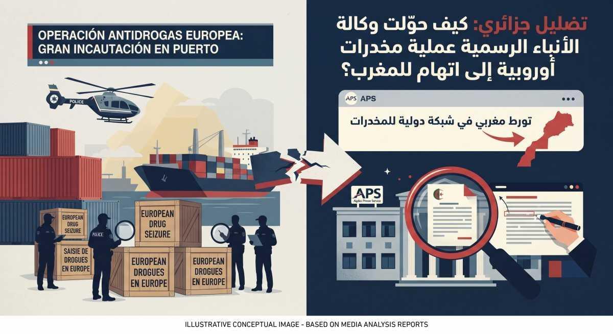 تضليل جزائري: كيف حوّلت وكالة الأنباء الرسمية عملية مخدرات أوروبية إلى اتهام للمغرب؟