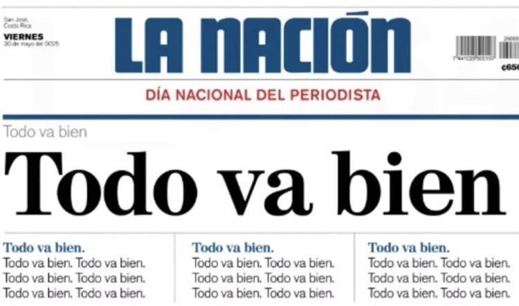 "كل شيء على ما يرام": صحيفة كوستاريكية تدق ناقوس الخطر حول حرية الصحافة