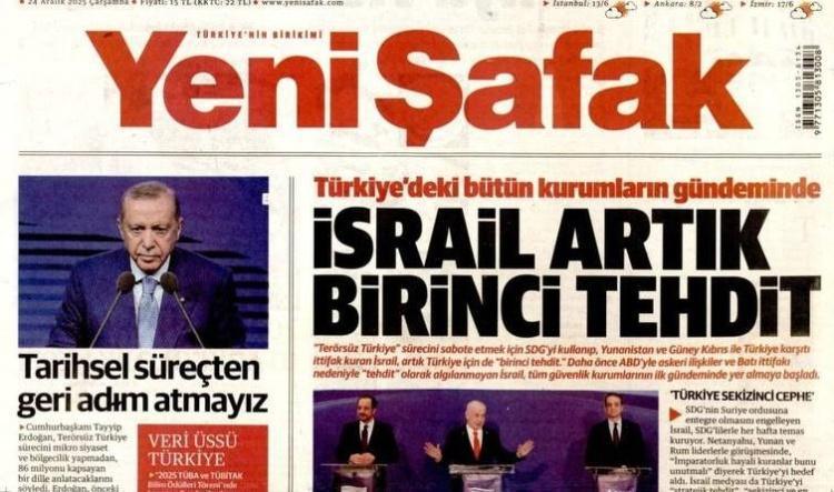 «يني شفق» تصعّد: إسرائيل «العدو الأول» في سردية الإعلام الموالي