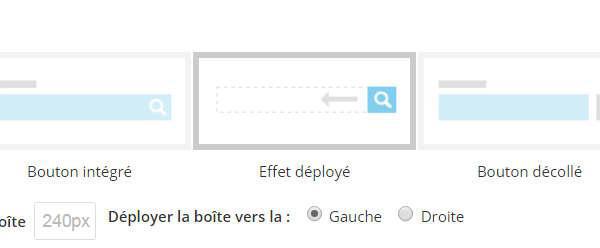 Moteur de recherche : Effet déployé