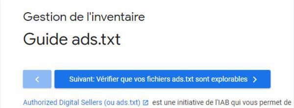 Ads.txt pour adsense