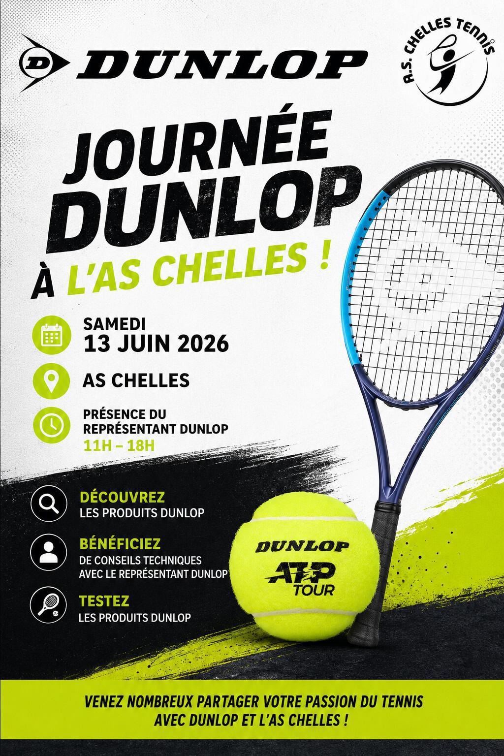 Journée DUNLOP - conseils techniques et tests produits gratuits