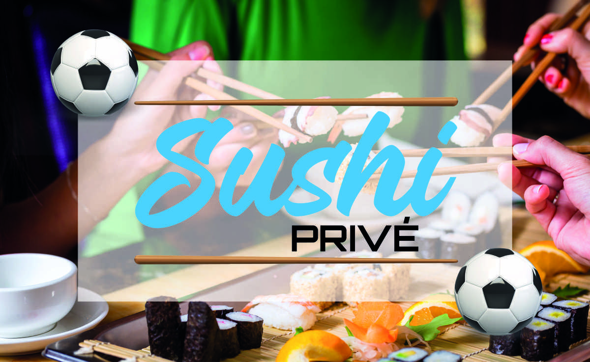 Ce soir, c’est canapé grâce à sushi privé !