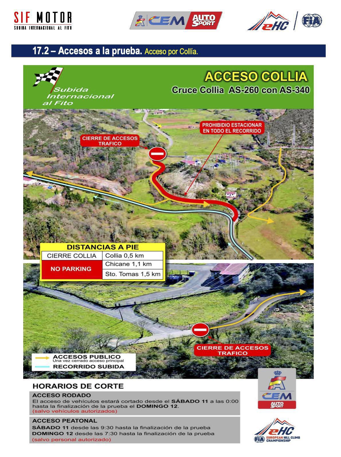 Acceso Collía  Acceso Collía