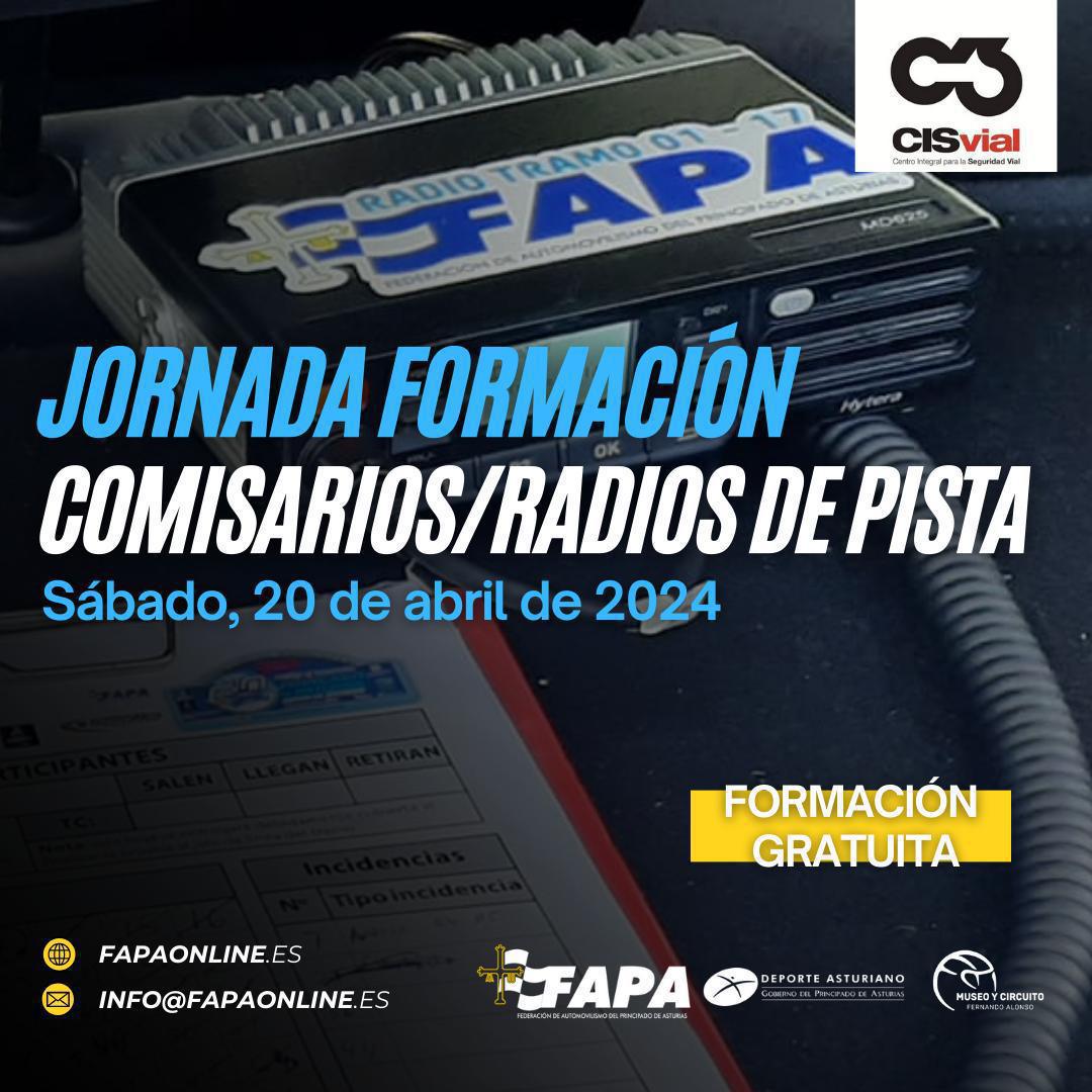 Jornada formación Comisarios/Radios de Pista Jornada formación Comisarios/Radios de Pista