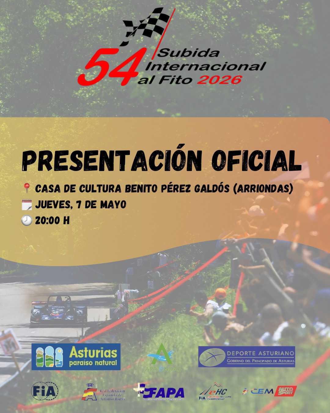 Presentación de la 54ª Subida Internacional al Fito Presentación de la 54ª Subida Internacional al Fito