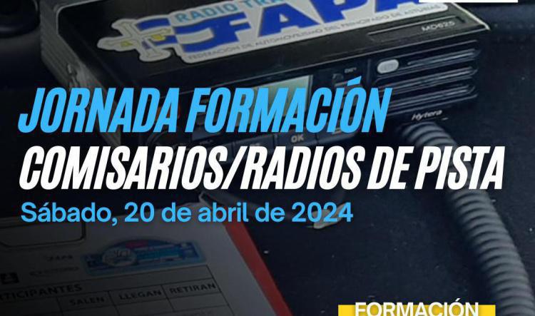 Jornada formación Comisarios/Radios de Pista