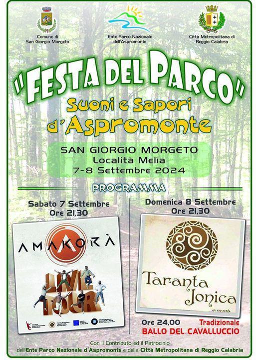 "Festa del Parco" Suoni e Sapori d'Aspromonte - Taranta Jonica (inizio ore 21:30)