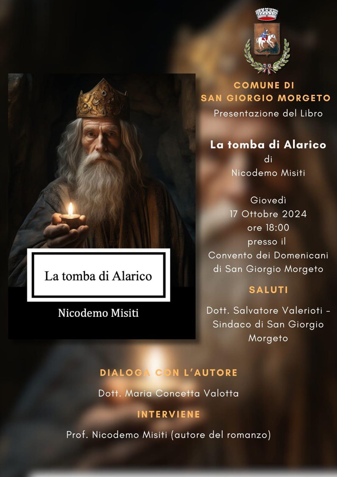 Presentazione del Libro "La tomba di Alarico" di Nicodemo Misiti (inizio ore 18:00)