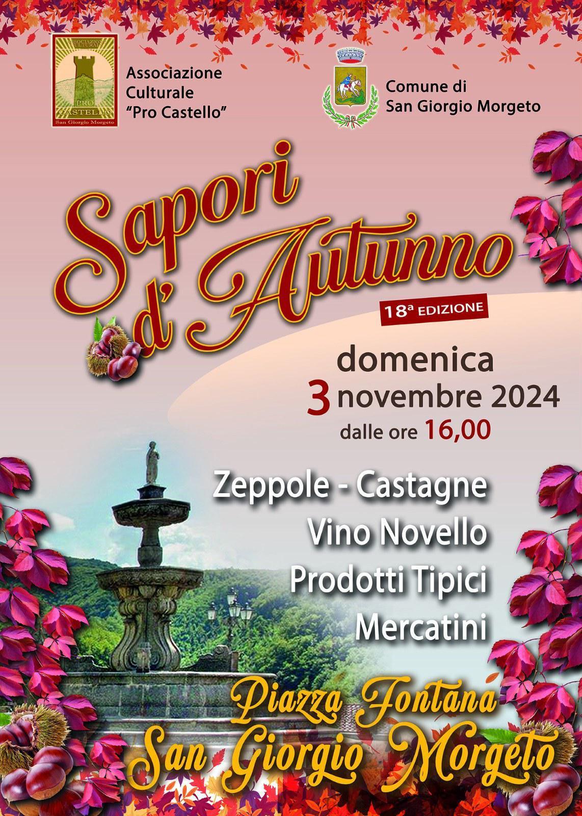 Sapori d'Autunno 18ª edizione (inizio ore 16:00)