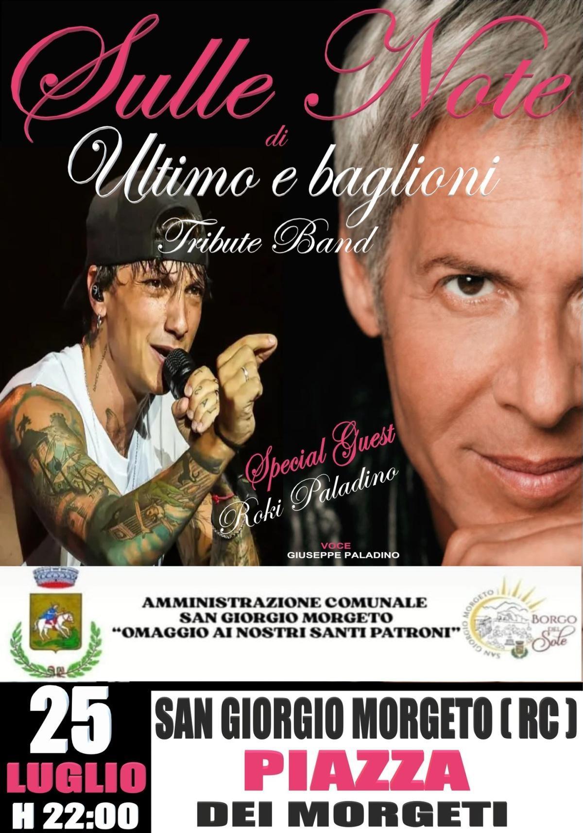 Sulle Note di Ultimo e Baglioni - Tribute Band (start h. 22.00)