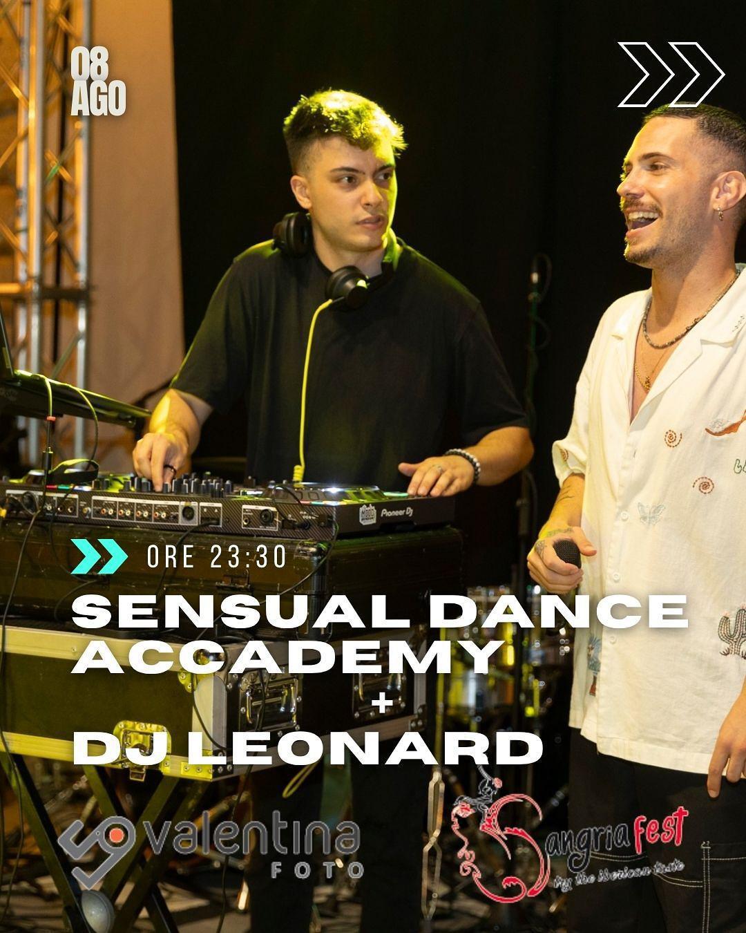 Sensual Dance accademy + DJ Leonard (start h. 23.30)