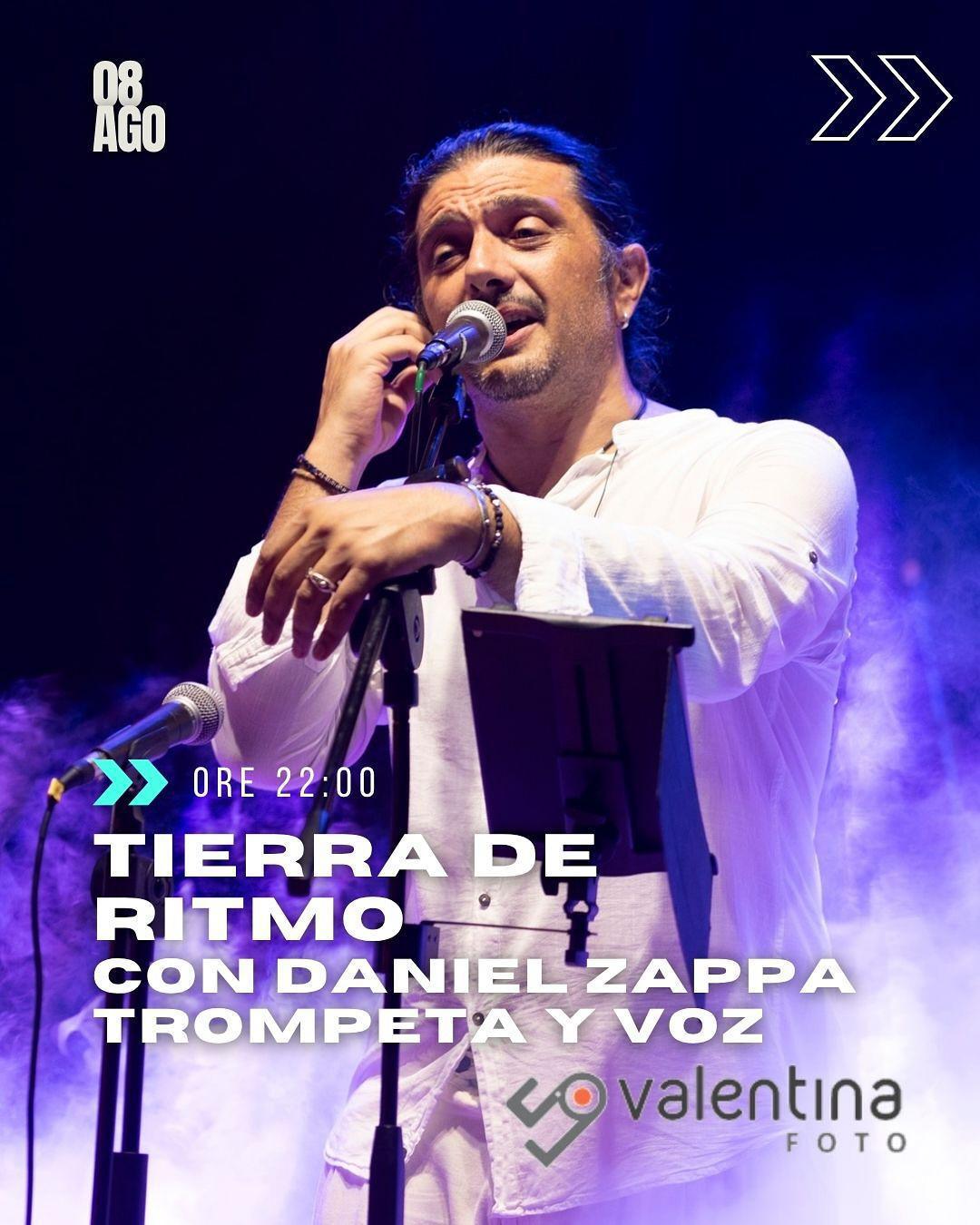 Tierra de Ritmo con Daniel Zappa Trompeta Y Voz (start h. 22.00)