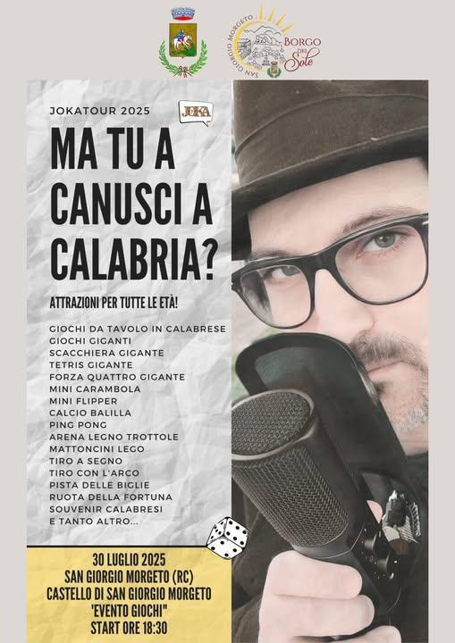 Jokatour 2025 - Ma Tu a Canusci a Calabria? "Evento Giochi" (start h. 18:30)