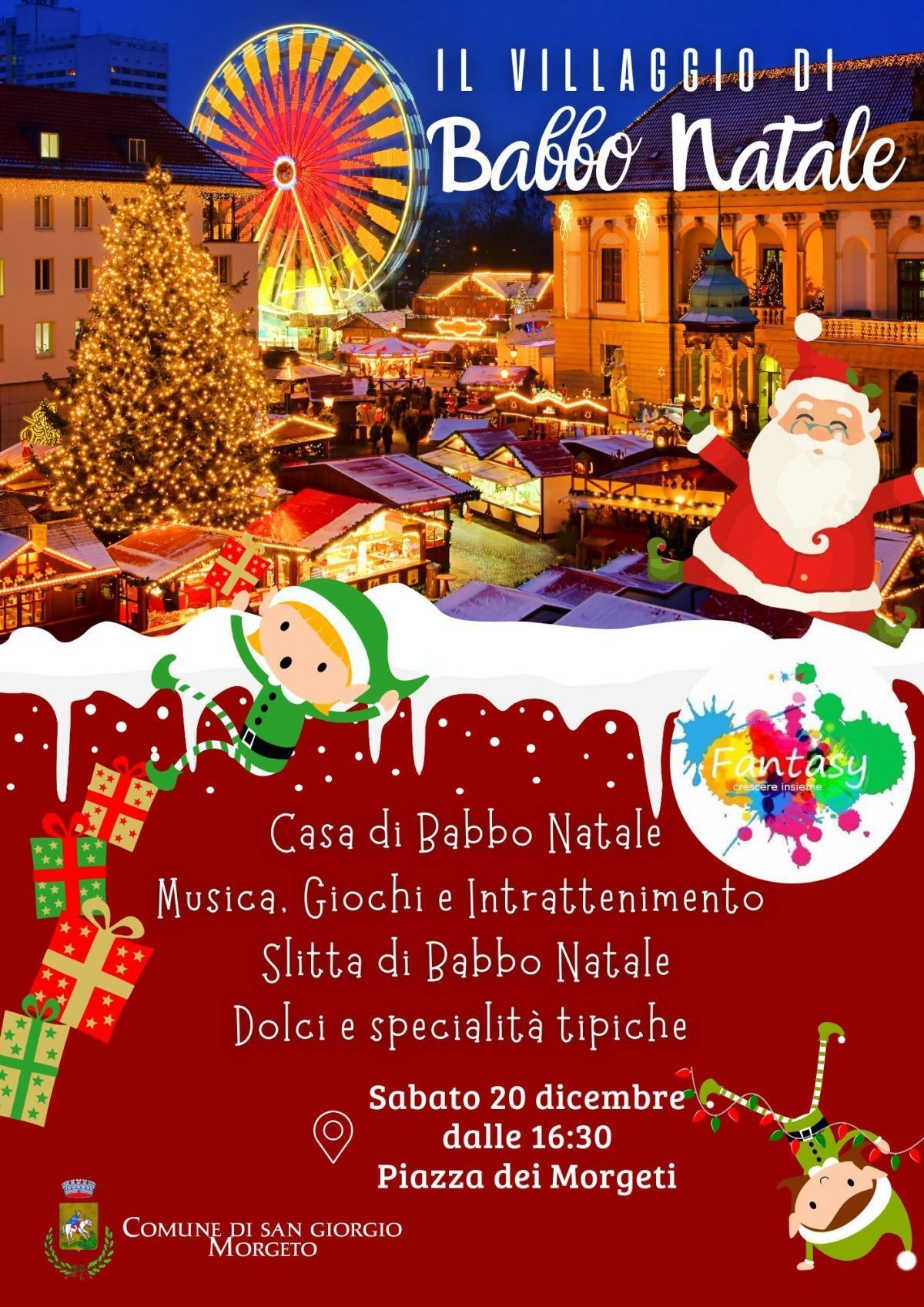 Villaggio di Babbo Natale (dalle ore 16:30)