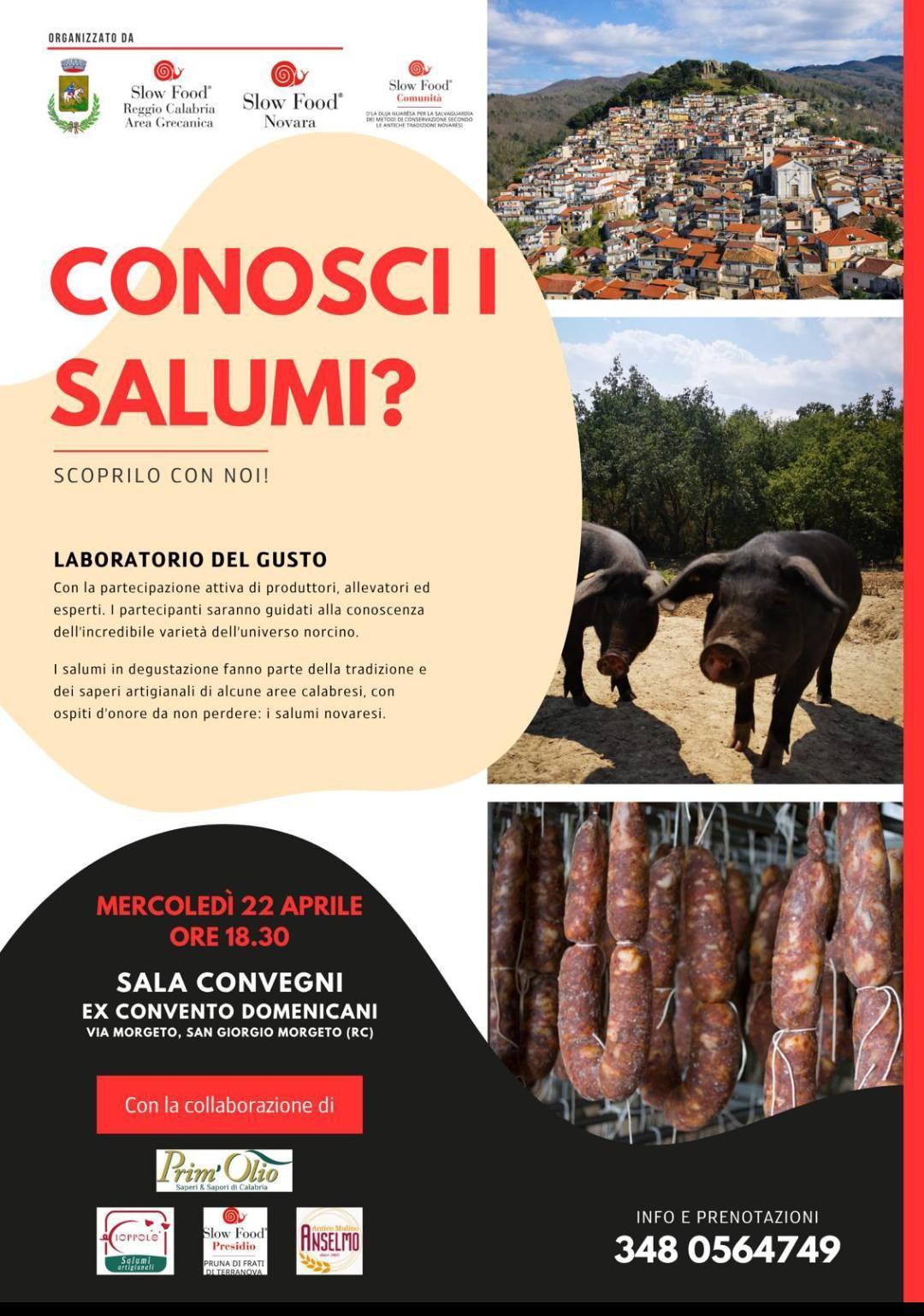 Conosci i Salumi? Laboratorio del Gusto (inizio ore 18.30)