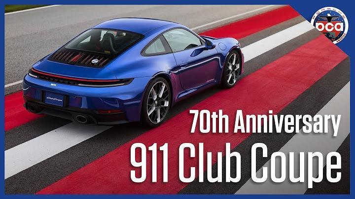 New 911 Club Coupe celebrates 70 Years of PCA — 70 cars for 70 members