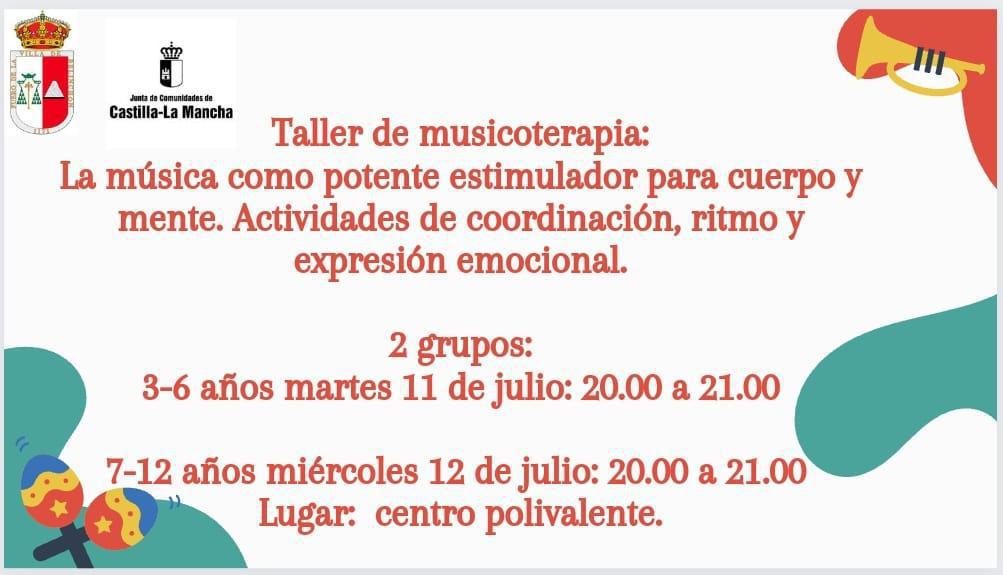 TALLER DE MUSICOTERAPIA TALLER DE MUSICOTERAPIA