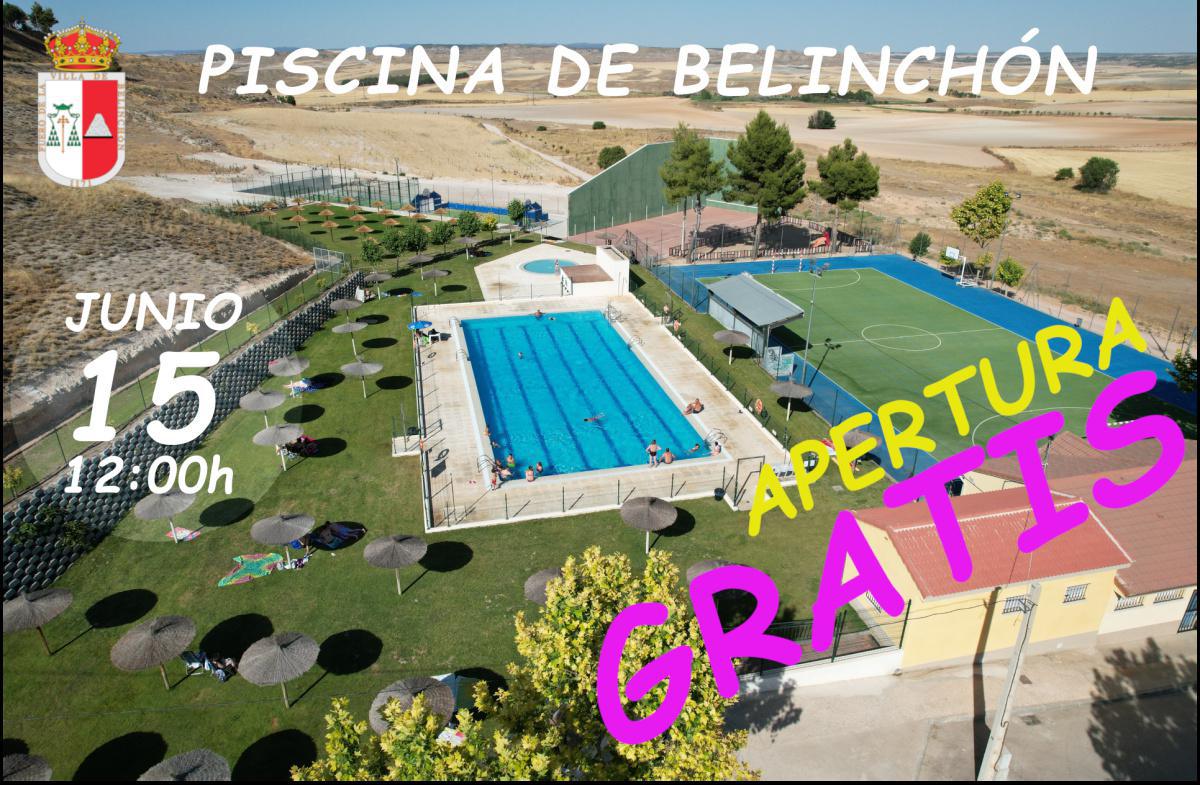 15 DE JUNIO APERTURA DE LA PISCINA MUNICIPAL