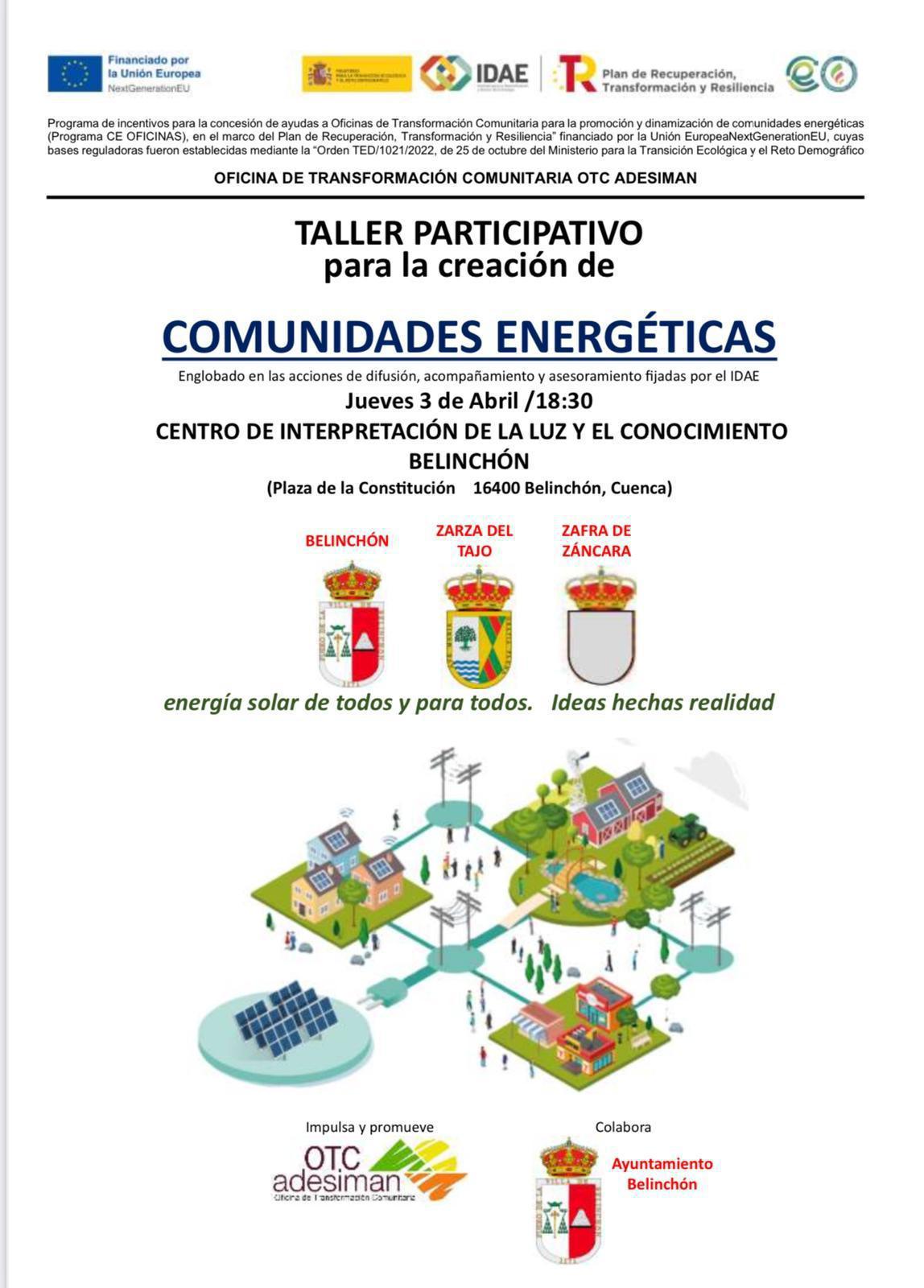 TALLER PARA COMUNIDADES ENERGÉTICAS