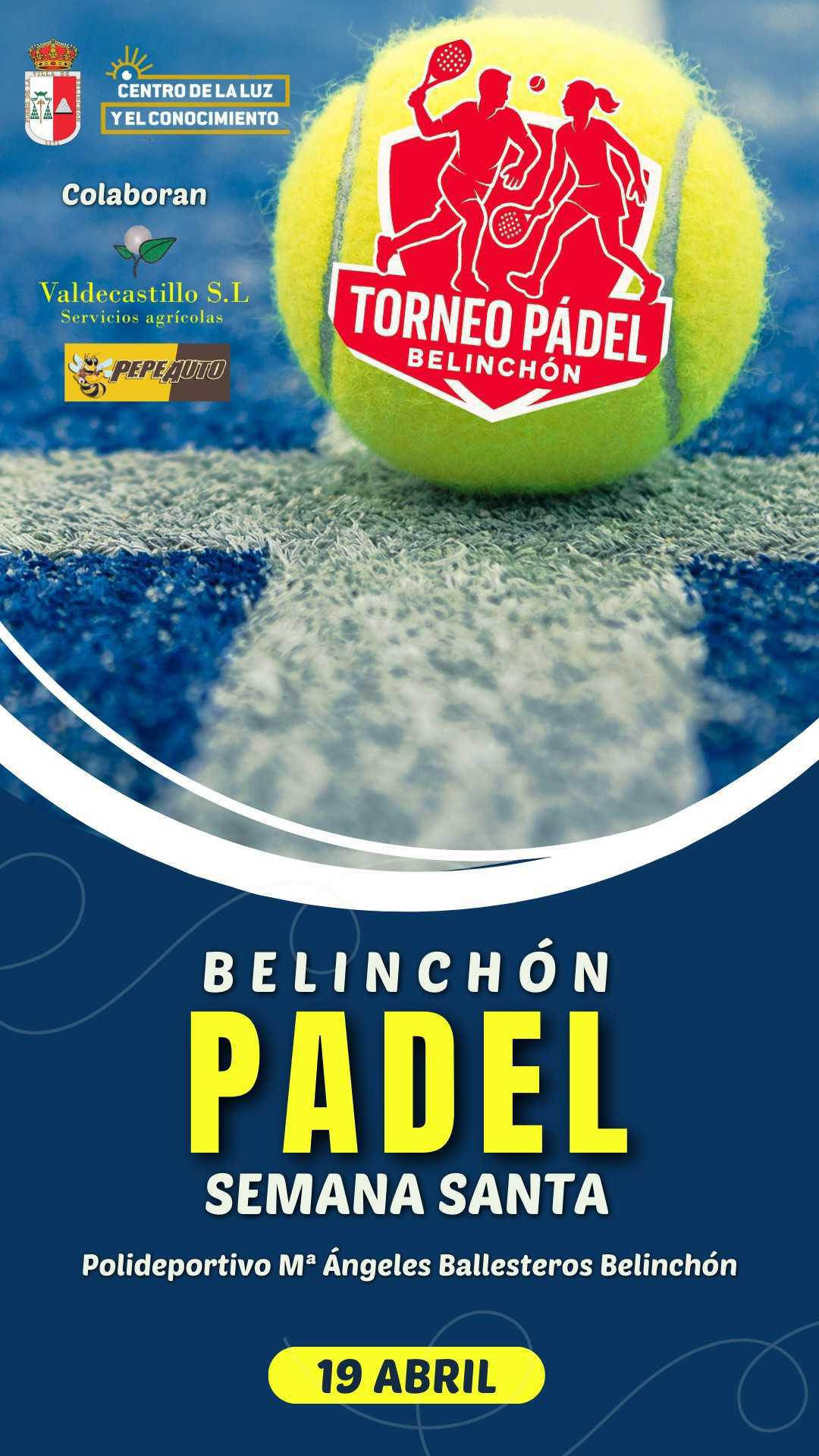 III TORNEO DE PADEL SEMANA SANTA BELINCHÓN