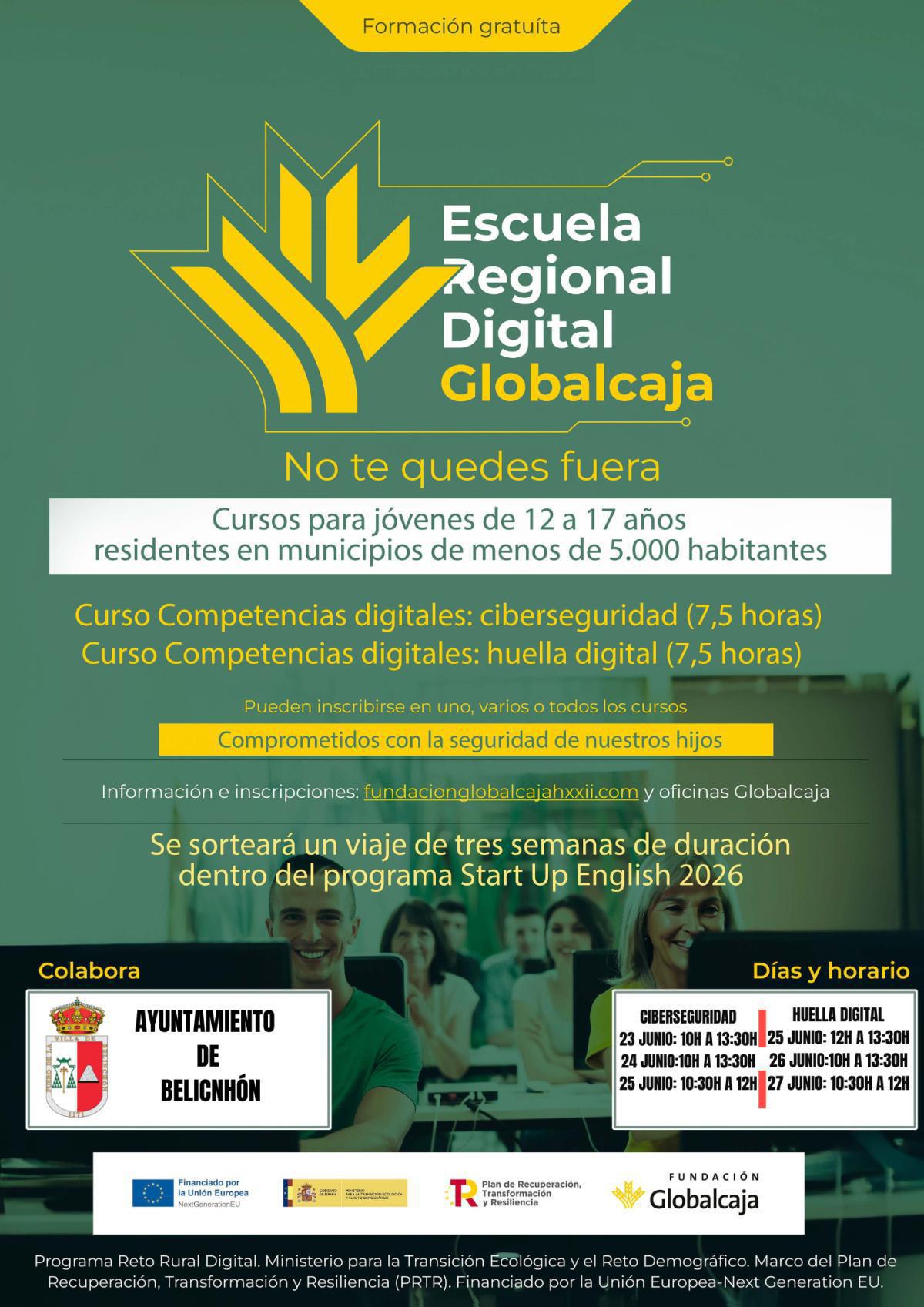 CURSOS CIBERSEGURIDAD Y HUELLA DIGITAL