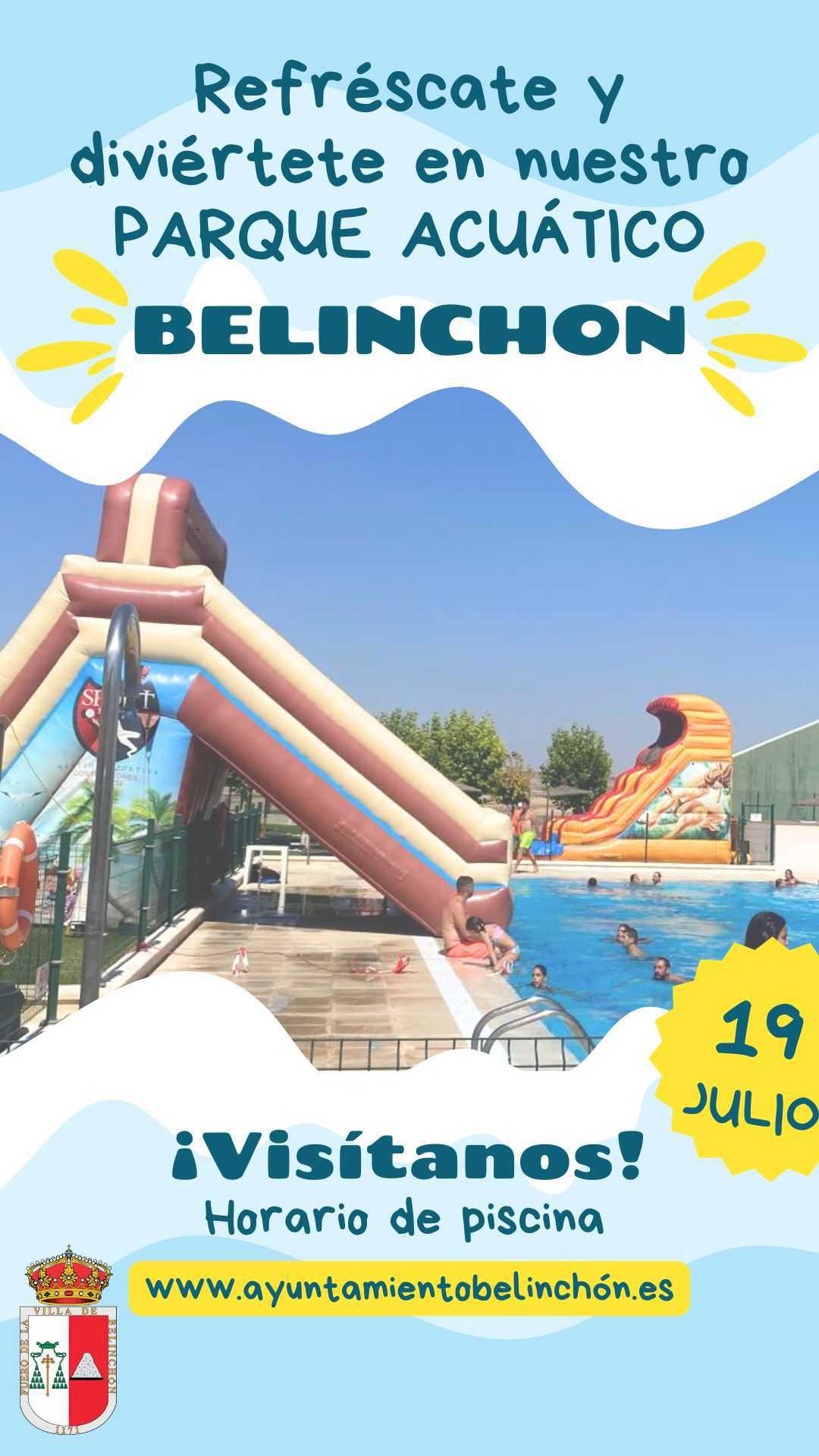 PARQUE ACUÁTICO PISCINA DE BELINCHÓN PARQUE ACUÁTICO PISCINA DE BELINCHÓN