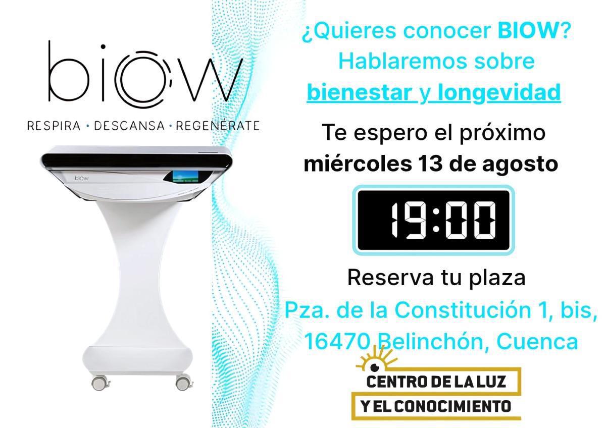 Conoce BIOW, bienestar y longevidad.