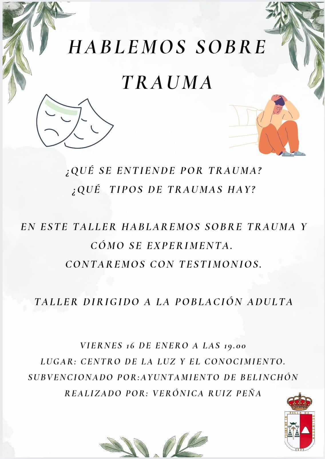 TALLER “HABLEMOS SOBRE TRAUMA”