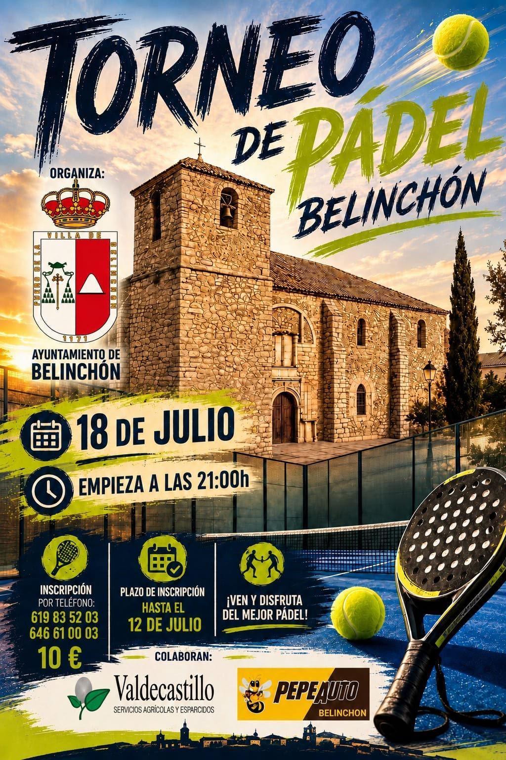 TORNEO DE PADEL BELINCHON TORNEO DE PADEL BELINCHON