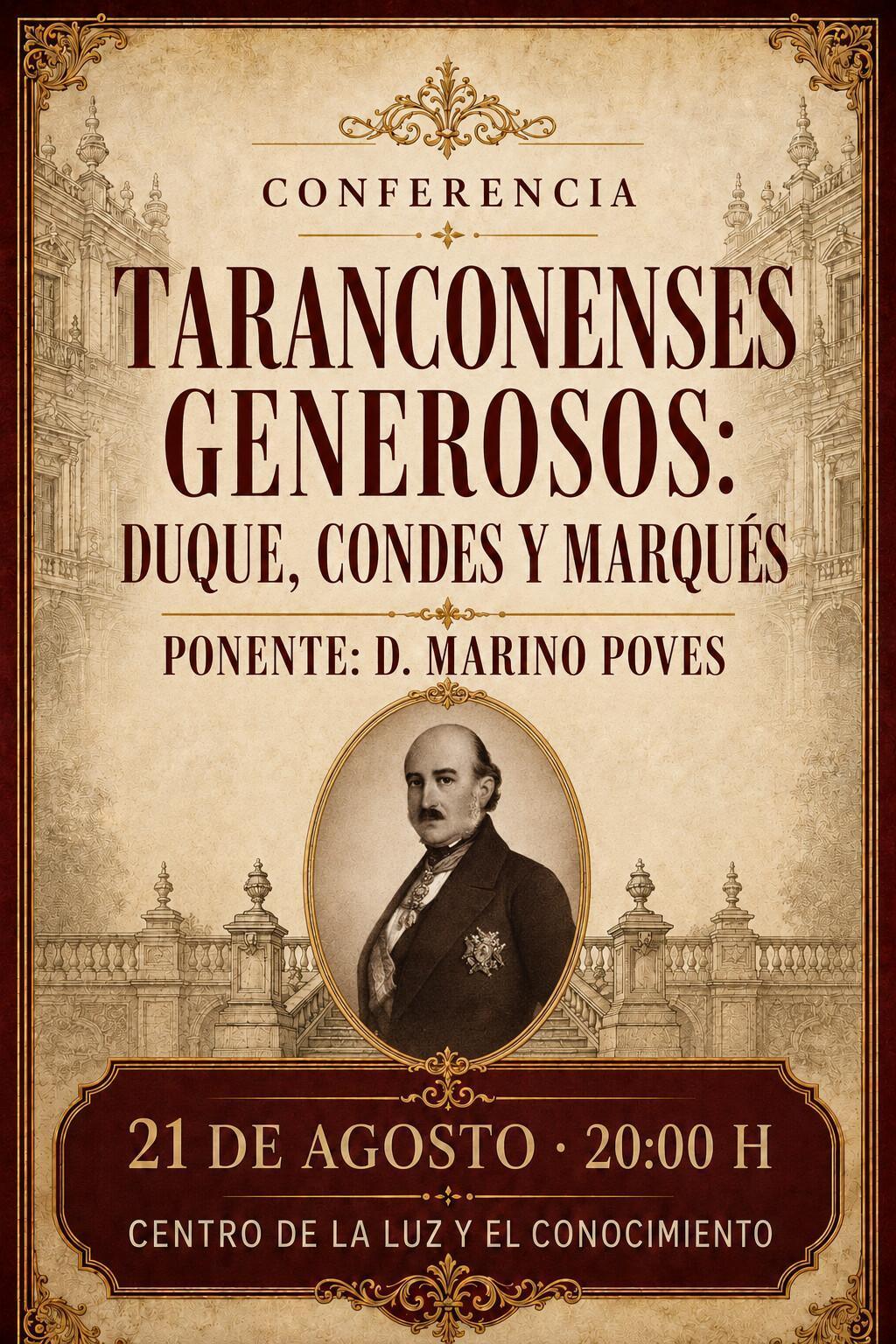 CONFERENCIA TARANCONENSES GENEROSOS: 