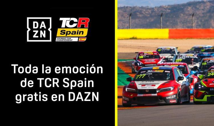 DAZN alcanza un acuerdo con TCR Spain para emitir las carreras en España y Portugal 