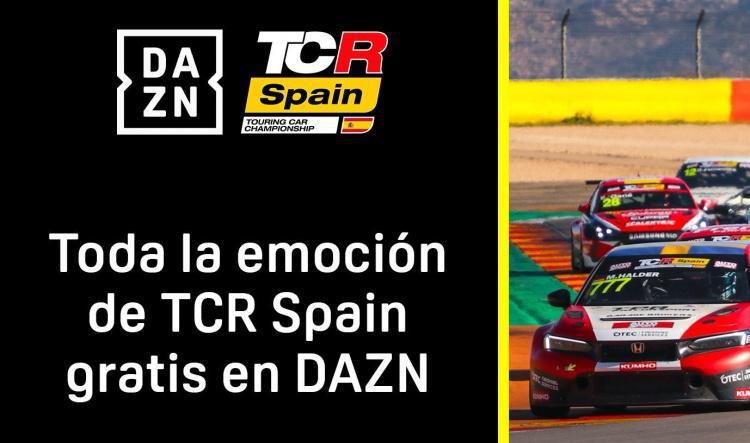 DAZN alcanza un acuerdo con TCR Spain para emitir las carreras en España y Portugal
