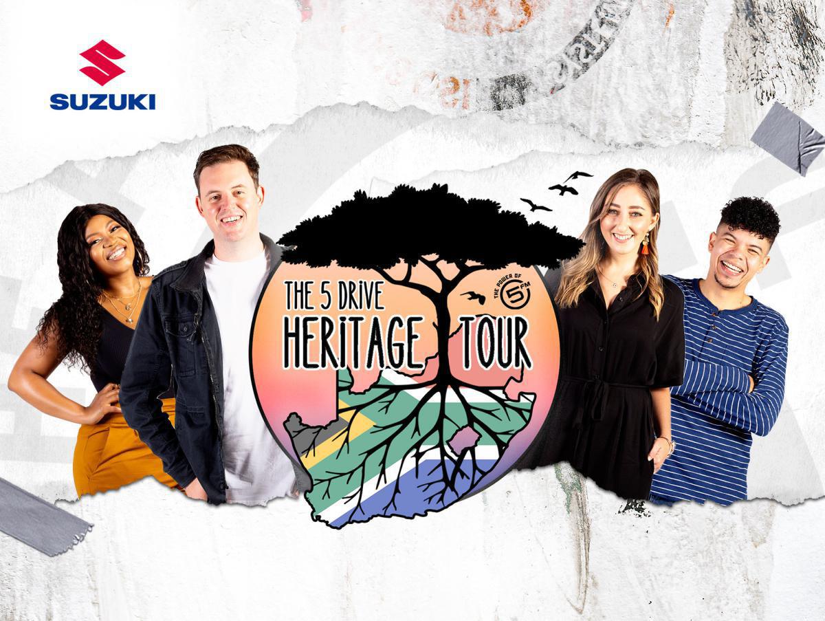 SOUTH AFRICA’S FAVOURITE ROAD TRIP: 5FM’S 5 DRIVE HERITAGE TOUR TO SHOWCASE BEST OF SA THIS SEPTEMBER SOUTH AFRICA’S FAVOURITE ROAD TRIP: 5FM’S 5 DRIVE HERITAGE TOUR TO SHOWCASE BEST OF SA THIS SEPTEMBER