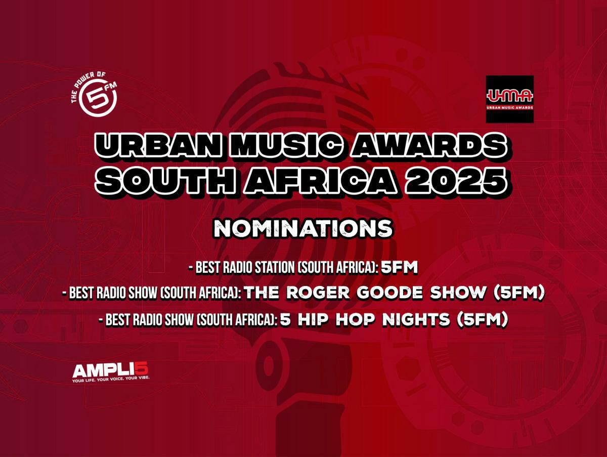 FOR IMMEDIATE RELEASE 5FM CELEBRATES THREE INTERNATIONAL MUSIC AWARDS NOMINATIONS FOR IMMEDIATE RELEASE 5FM CELEBRATES THREE INTERNATIONAL MUSIC AWARDS NOMINATIONS