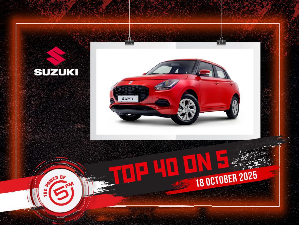 Top 40 on 5 - 18 October 2025