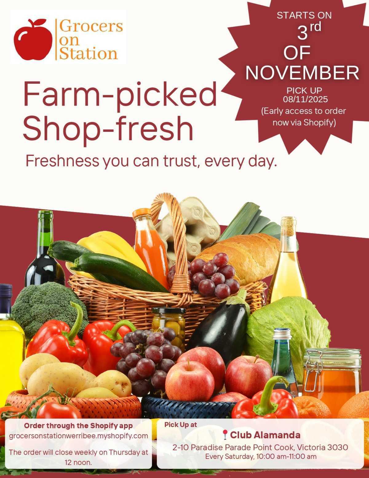 Club Alamanda Grocers on Station